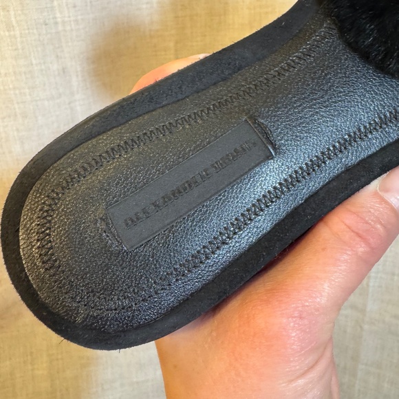 Alexander Wang Black Pom-Pom Slide Sandals – Size 36 (Women’s US 6) - Picture 4 of 6